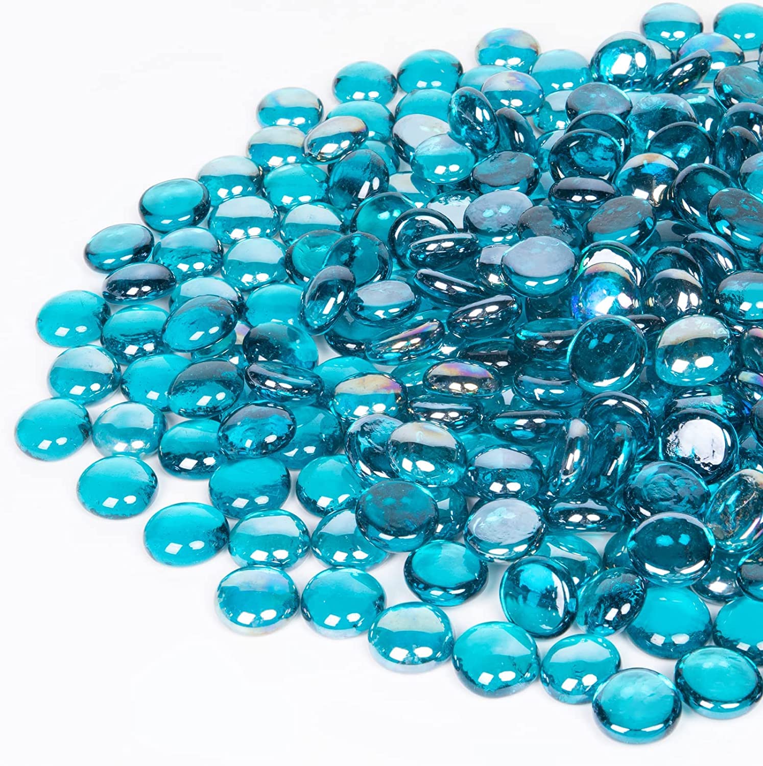 Seawave Creatures Decorative Multi Purpose Round Glass Pebble Stones for Plant Pots Vase Filler Aquarium Home Garden Outdoor Decoration (Sky Blue, 5 Kg) (B0B4KK7WGQ) Amazon Price History, Amazon Price Tracker