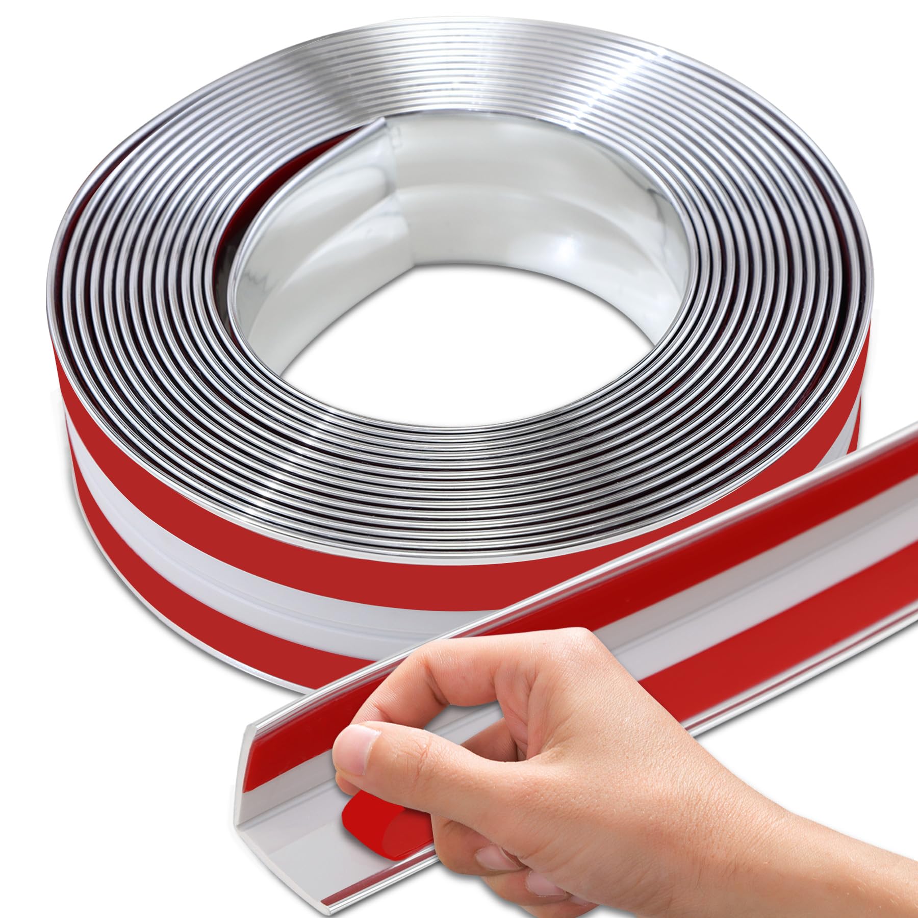 Snapklik.com : Coengwui L-Shaped Corner Guards, Peel And Stick Molding ...