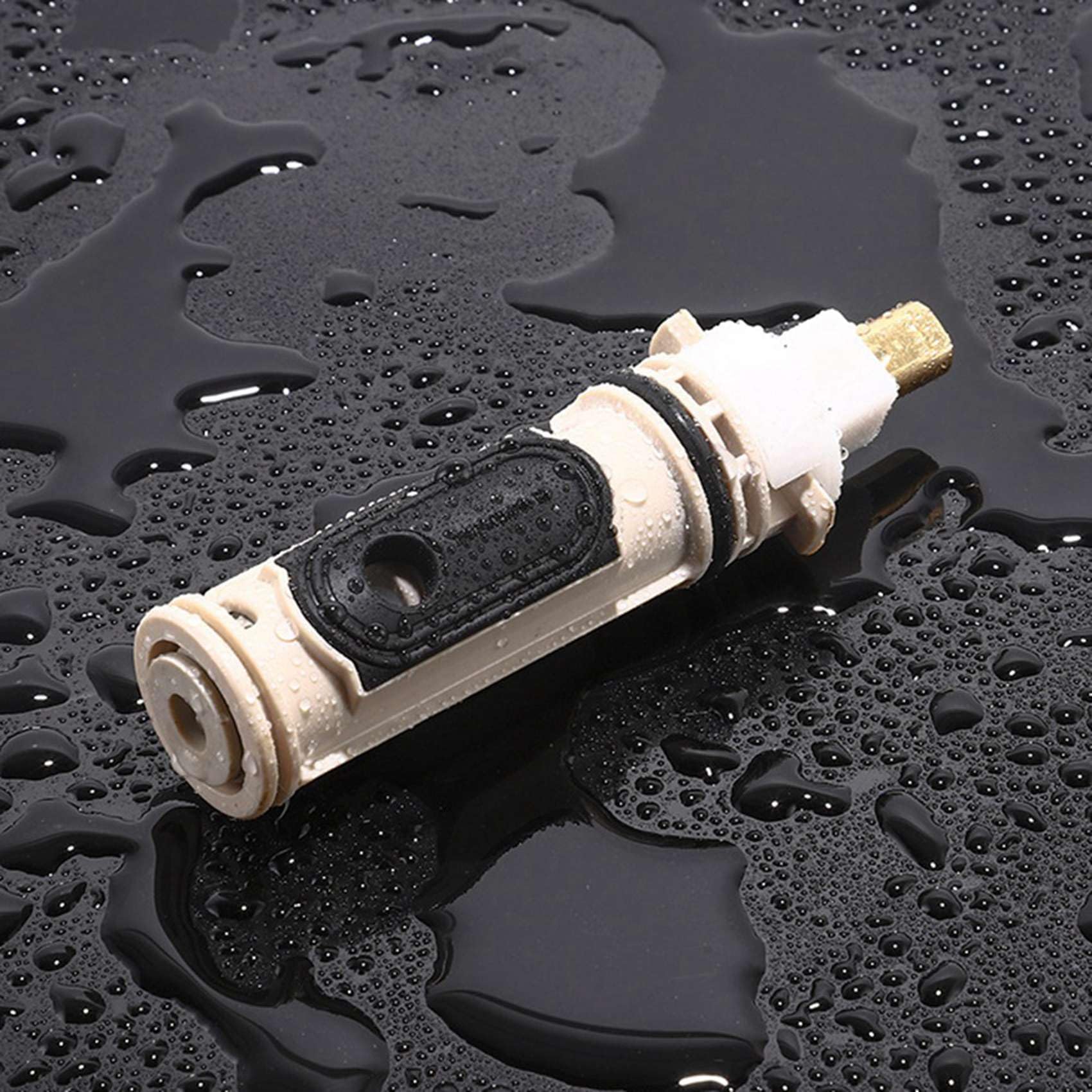 10X 1222 Ersatzkartusche für One Handle Posi Temp Wasserhahnkartusche, Badewannen-Duschventilteile Und, Messing