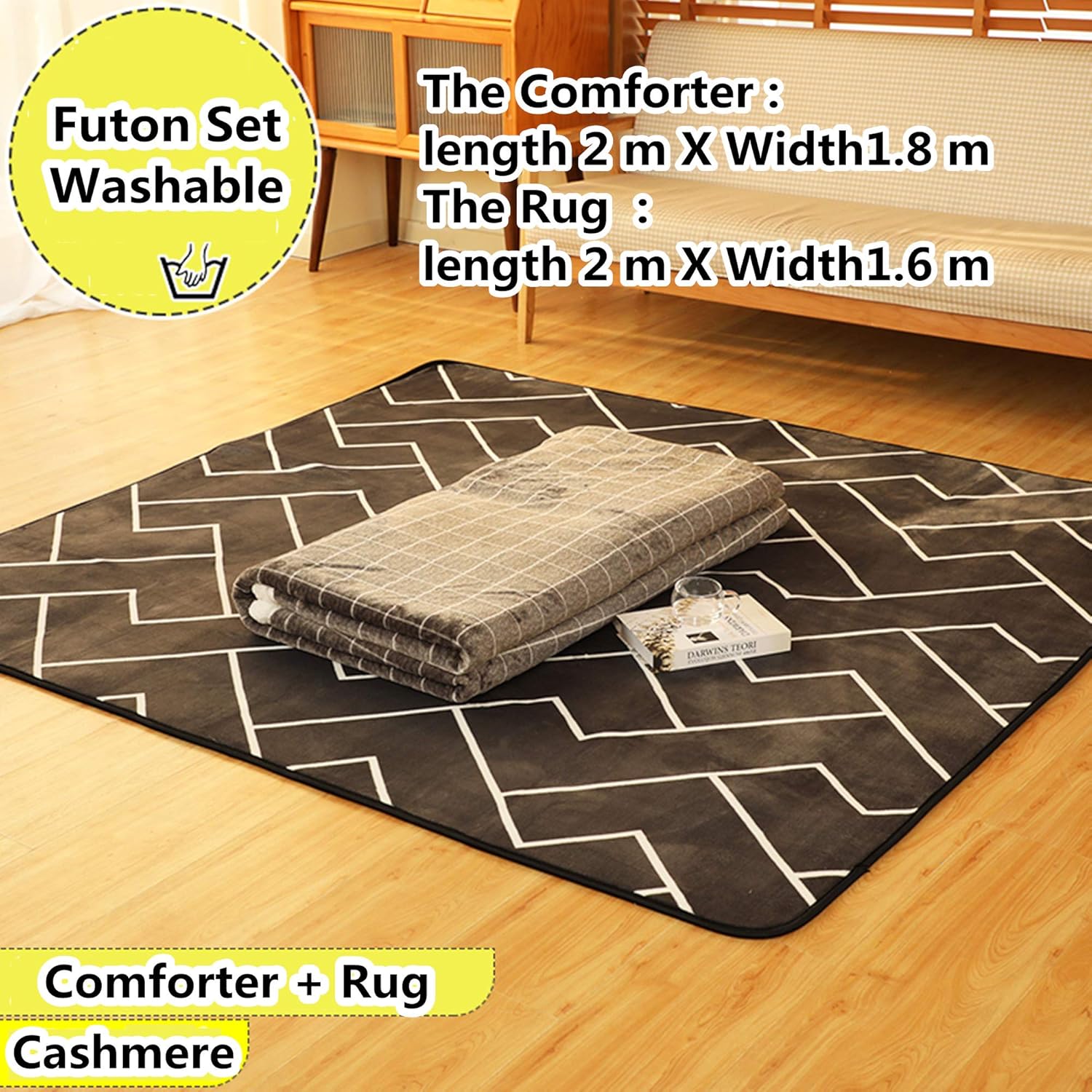 review Heated Throw - Electric Blanket Kotatsu Table Set,Laptop Bed Tray Table, Tatami Heated Table, Japanese Stove Table Set, with Plush Blanket, Comfortable Carpet, Kotatsu Heater,White Table (Black Walnut