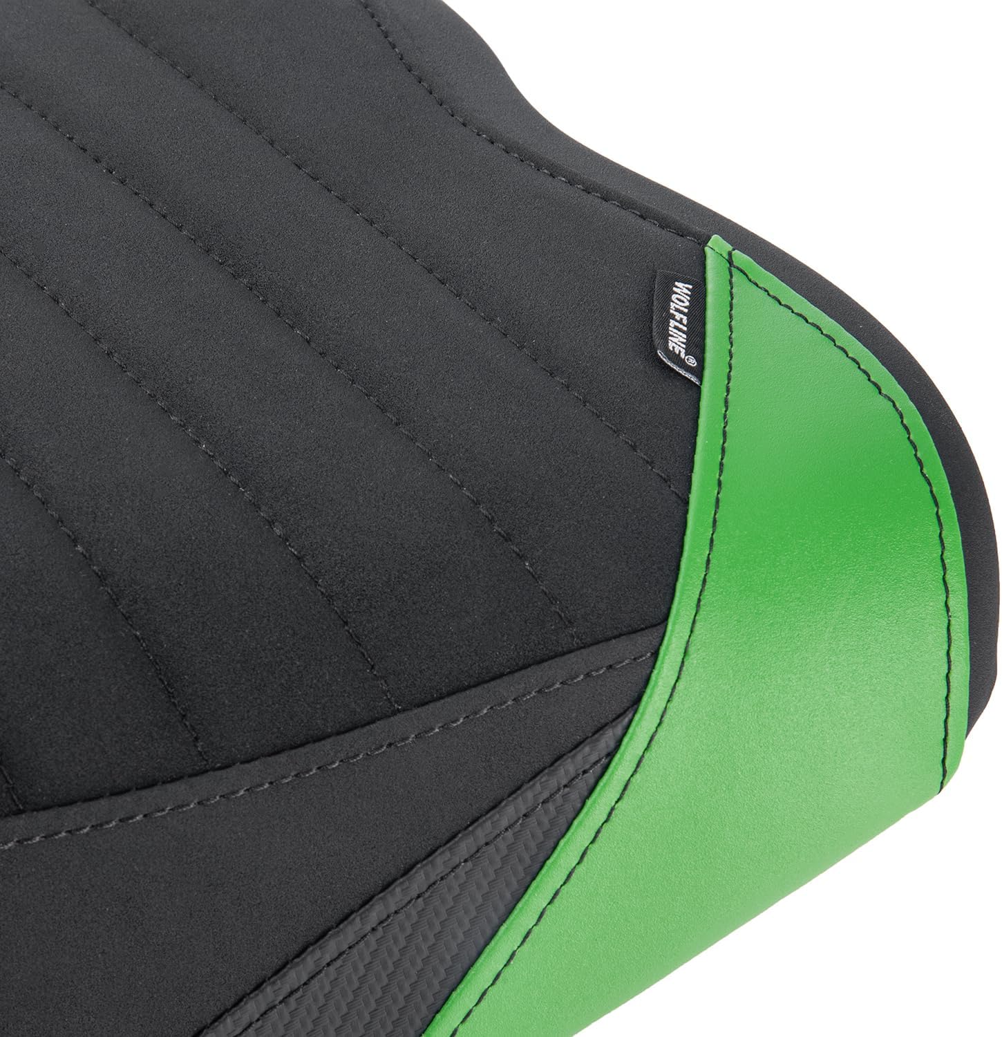 Motorcycle Front Driver Rear Passenger Seat Fit for Ninja 400 Z400 2018-2026 Cushion Pad Cover Set, Green