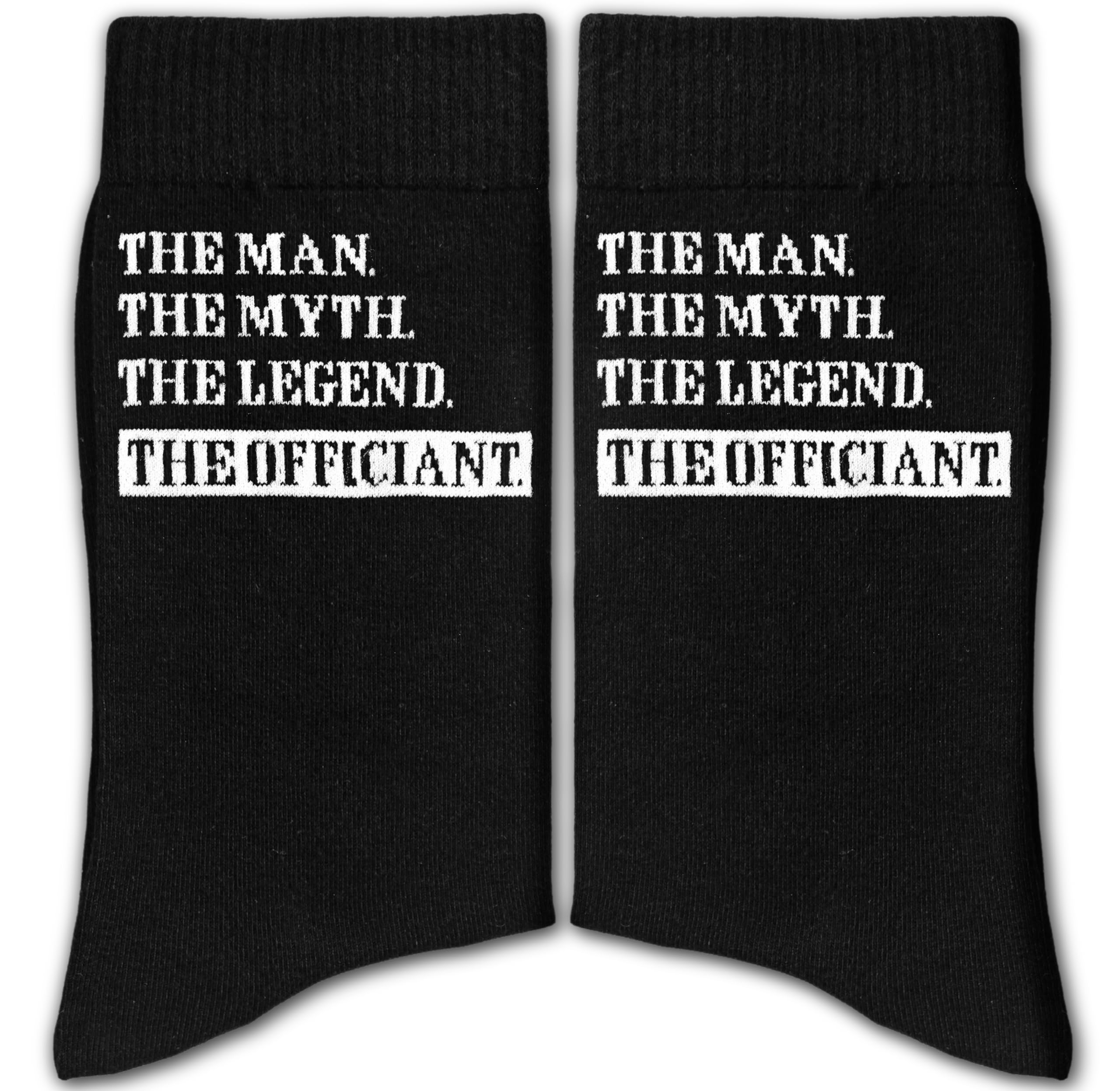 FujLoy Wedding Officiant Socks - Officiant Gift for Wedding Day, Bachelorette Party Gifts