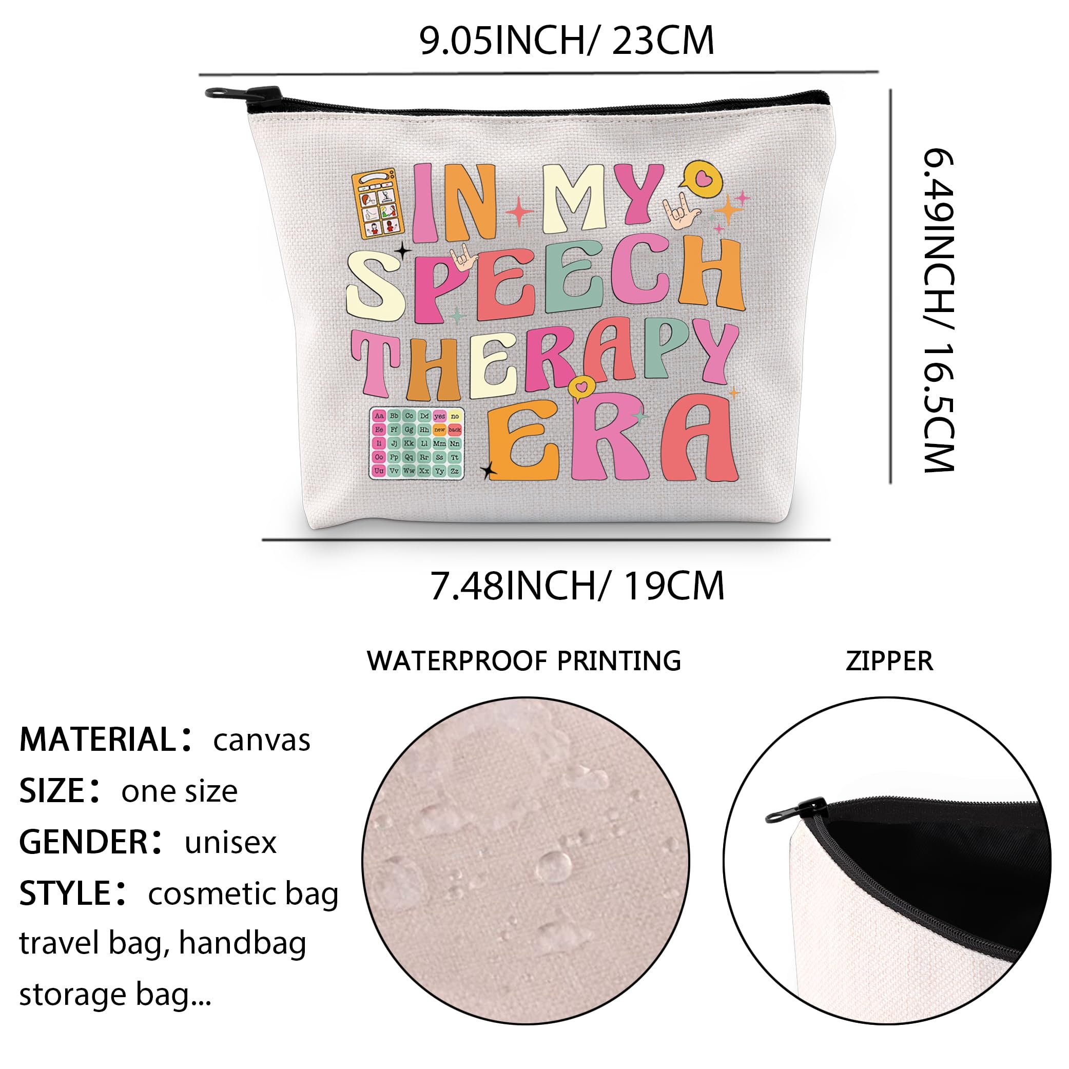 LEVLO Speech Therapist Gift Makeup Bag (Speech Therapy 1 2UK) - Image 2