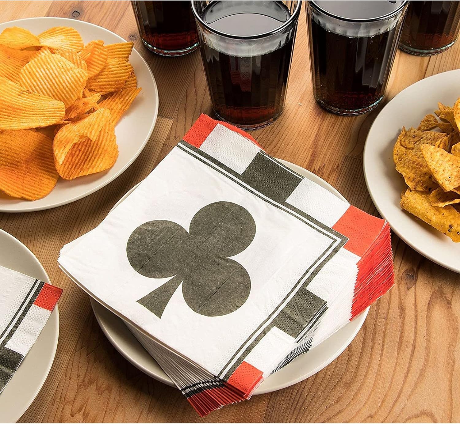 Flash Sale Paper Napkins in Poker Design for Casino Party Supplies (6.5 x 6.5 in, 150 Pack) Black Friday - 60% OFF Paper Napkins in Poker Design for Casino Party Supplies (6.5 x 6.5 in, 150 Pack)