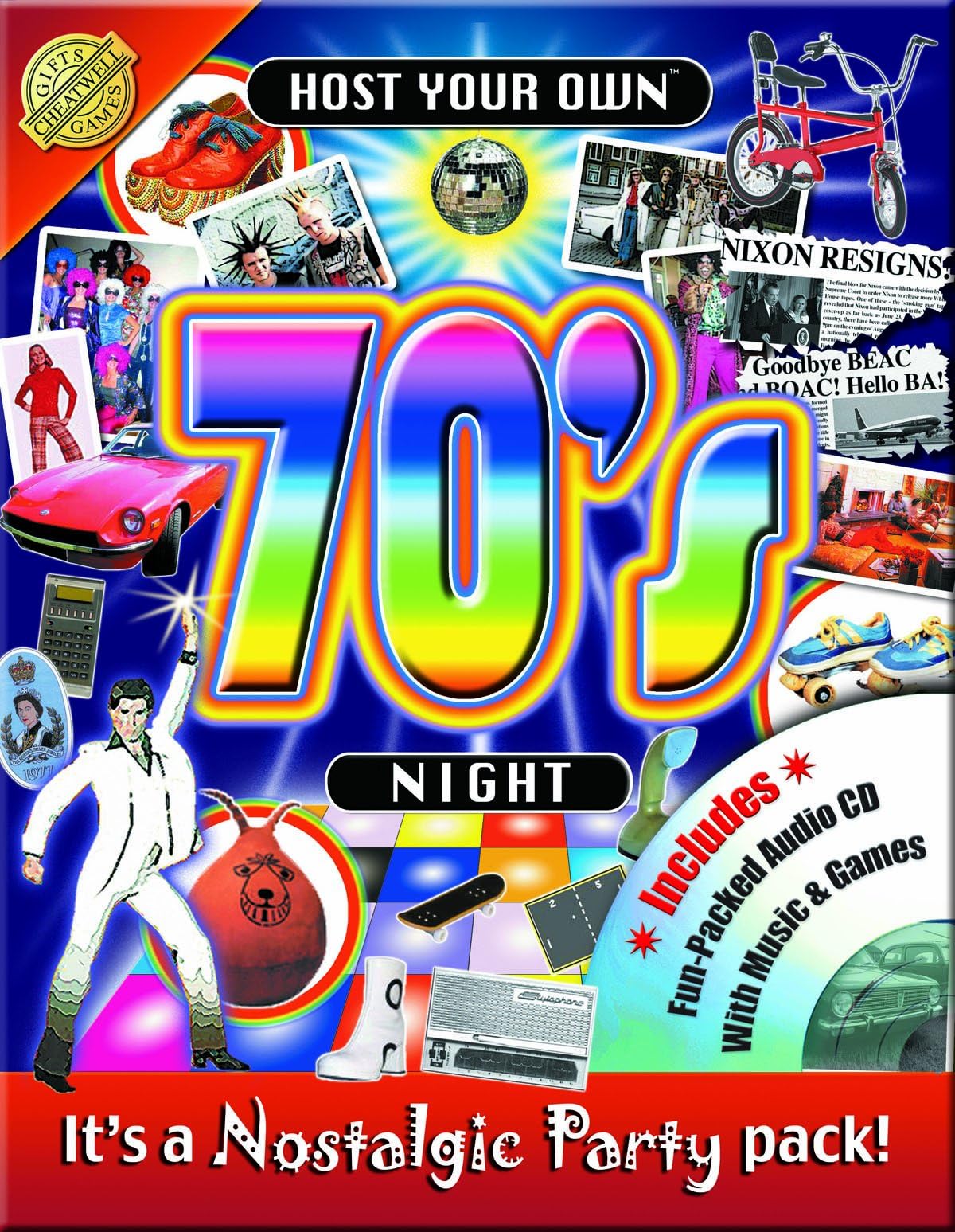 Cheatwell Games 17044 Host Your Own 70's Evening