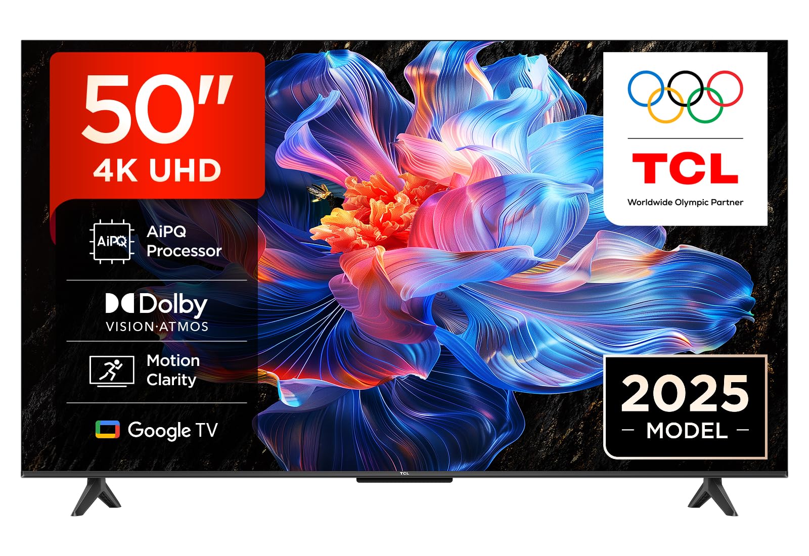 Tcl 50V6c-Uk Tv 127 Cm (50") 4K Ultra Hd Smart Tv Wi-Fi Metallic