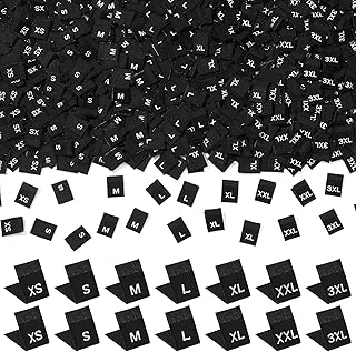 700 Pieces Clothing Size Tags Sewing Woven Garment Size Labels Mix Clothing Crafting Ribbons