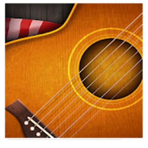 Simulação de guitarra real