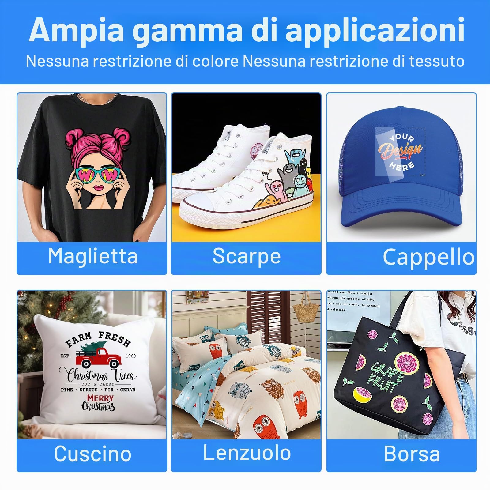 100 fogli da DTF Carta da trasferimento A3 (29,7 cm x 42 cm) ecologica e biodegradabile, carta transfer per tessuti per forno dtf per stampanti a getto d'inchiostro a sublimazione e DTF