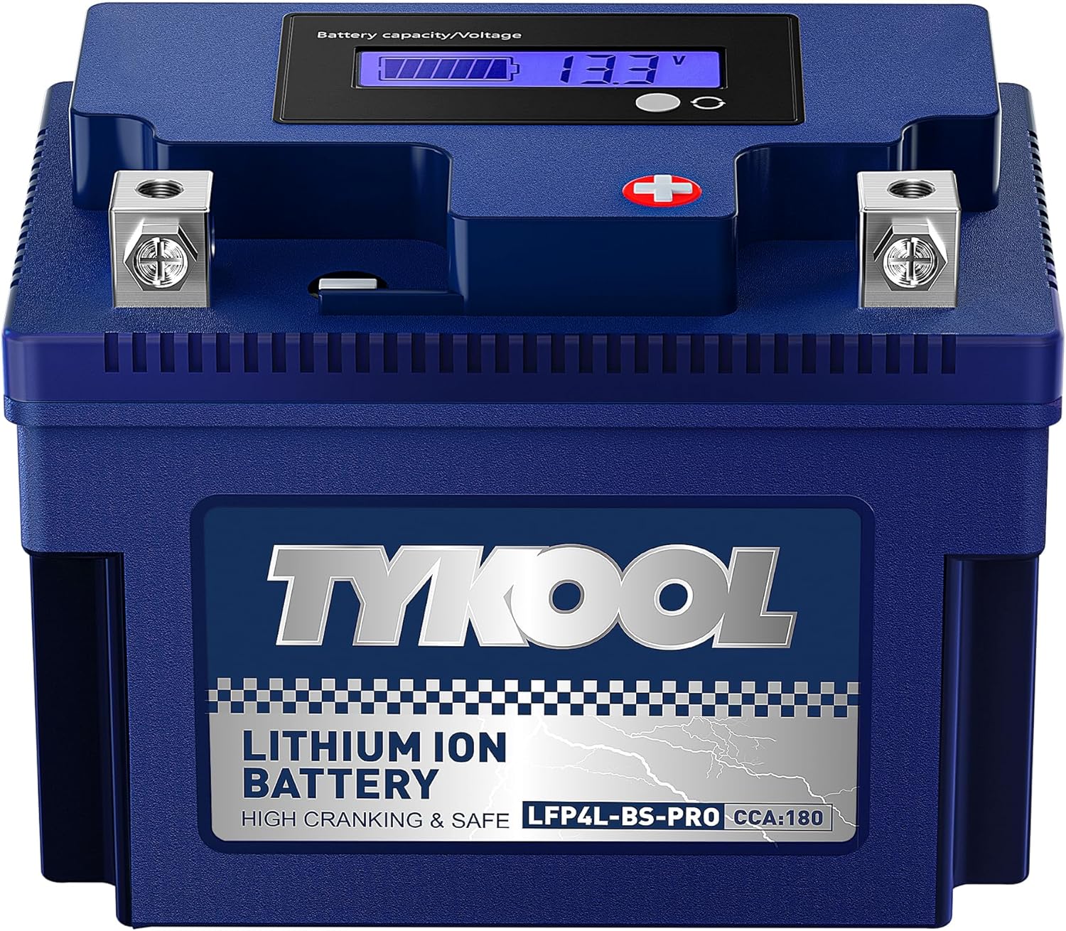TYKOOL Lithium Motorcycle Battery 12.8V 3Ah with BMS