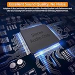 Neoteck Amplificateur d'écouteur 4-Channel Stéréo avec contrôle de volume 4-Channel Amplificateur audio Mono/Stereo en métal avec 3.5mm Câble audio adapté aux enregistrements/mélanges/pratiques musicales