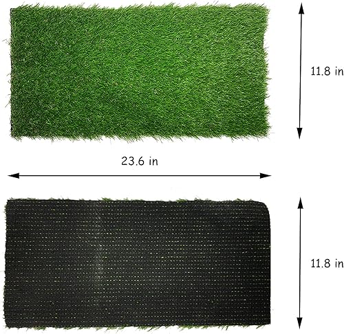 Miniatura 6 de kathson 2 almohadillas para anidar de gallina alfombra de césped artificial lavable tapete de césped sintético funda de nido para gallinero huevo