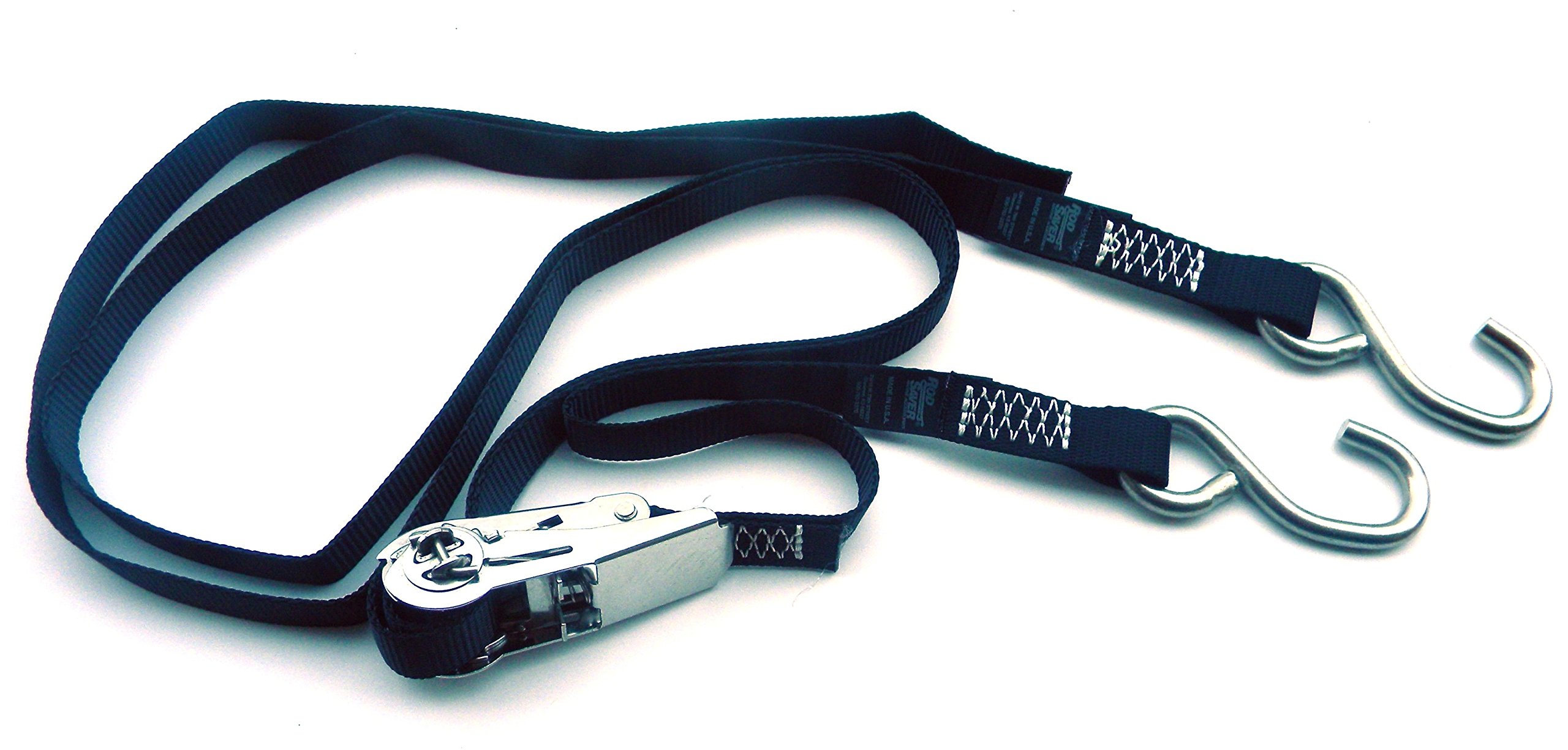 Rod Saver Ratchet Gunwale Stainless Steel Tie-Down 16'