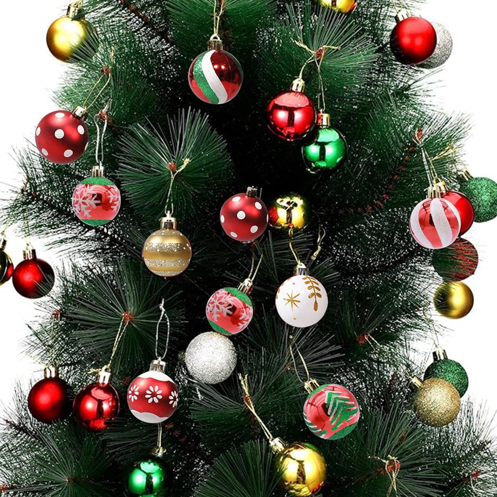 Colgante de Bola de Navidad, de Bolas de Navidad, 48 Colgantes con Bolas
