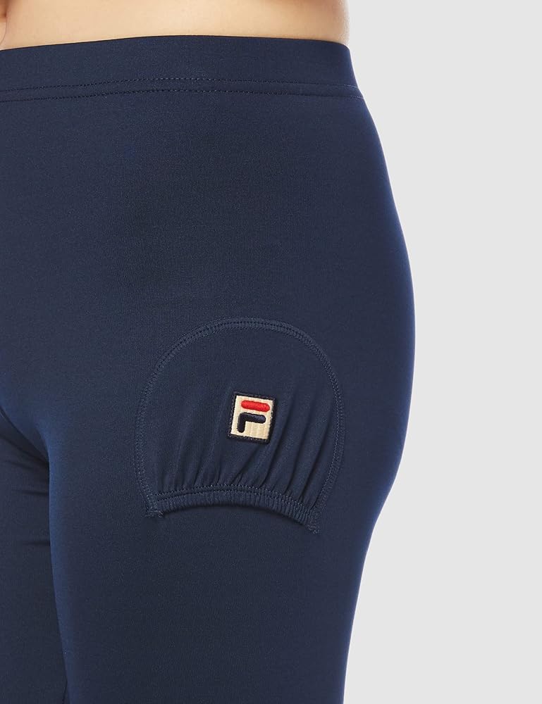 フィラ　ホオン ロング ネイビー アンダーウェア M　2点セットVL8038 フィラ（FILA）（レディース）テニス ロングレギンス VL8027-08