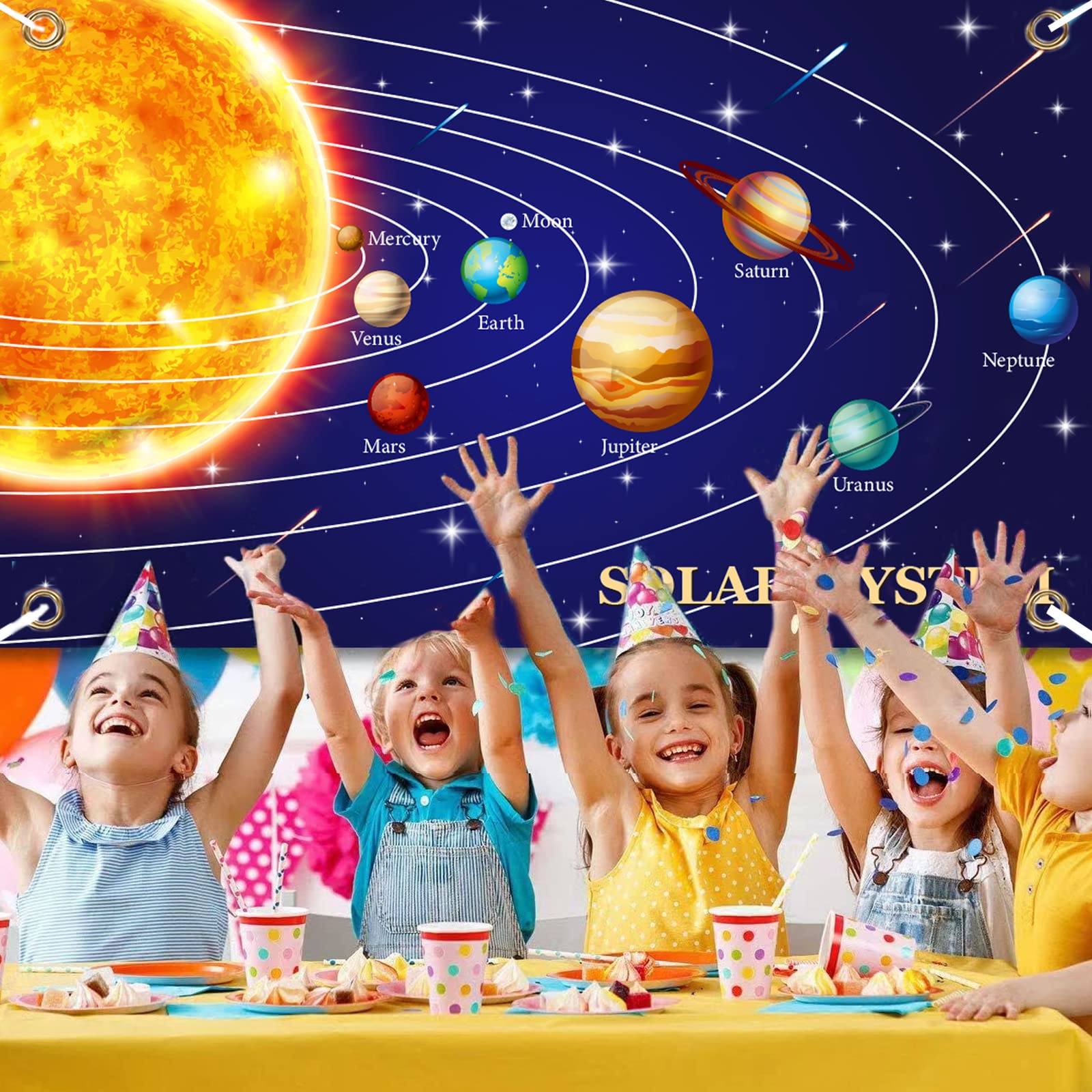 Amazoncom Solar System Poster For Kids Solar System | El Bloc