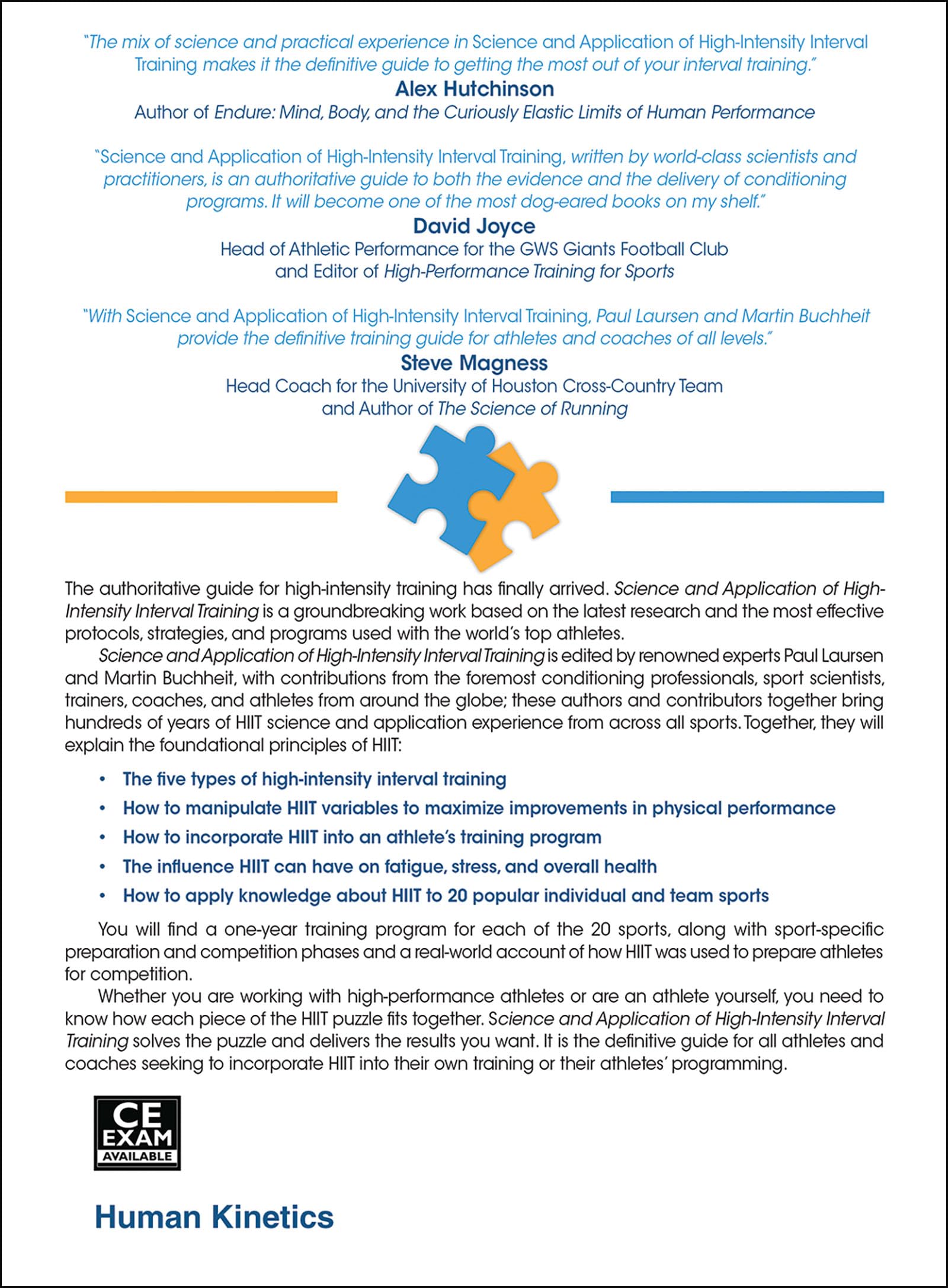Science and Application of High-Intensity Interval Training: Solutions to the Programming Puzzle