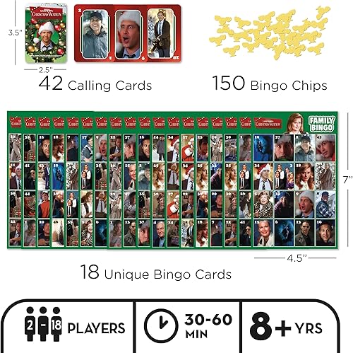 Miniatura 2 de AQUARIUS - Juego de bingo familiar de vacaciones de Navidad