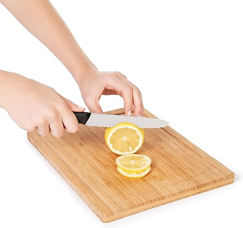 Miniatura 7 de OXO Good Grips - Tijeras multiusos de cocina y hierbas y buen agarre cuchillo dentado de 5 pulgadas