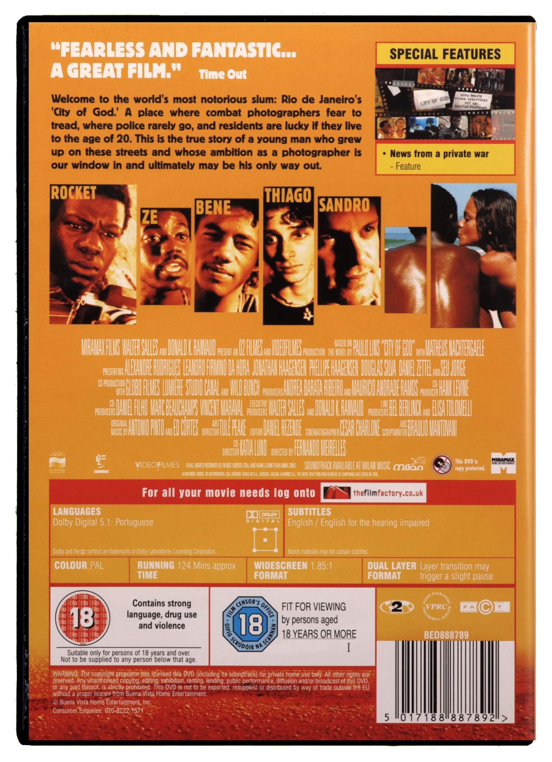 City of God [DVD] [Edizione: Regno Unito]