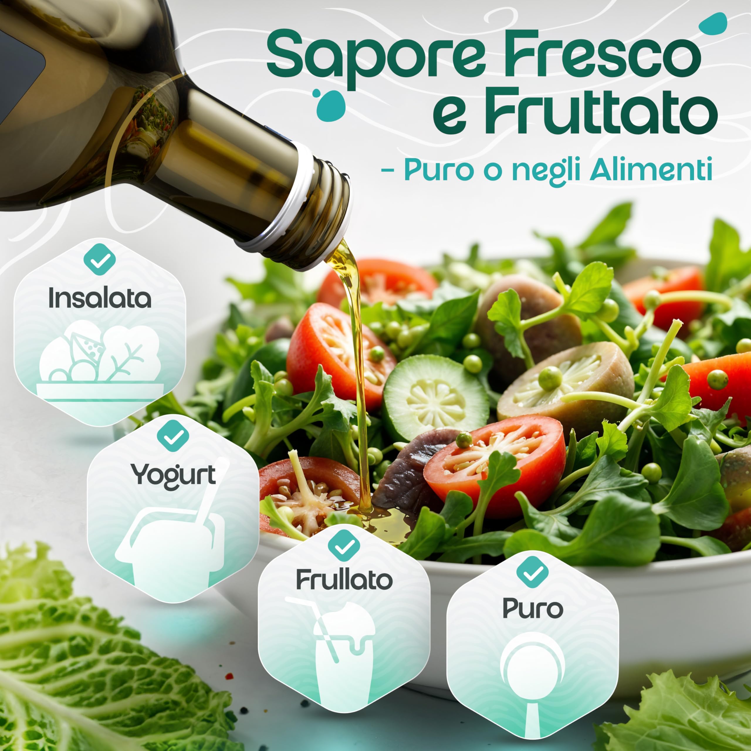 omega3zone Olio di pesce Omega 3 ad alto dosaggio - Omega 3 con 5400 mg per porzione - Olio di pesce premium - testato in laboratorio, prodotto in Germania - 500 ml (500ml, Limone-Zenzero)