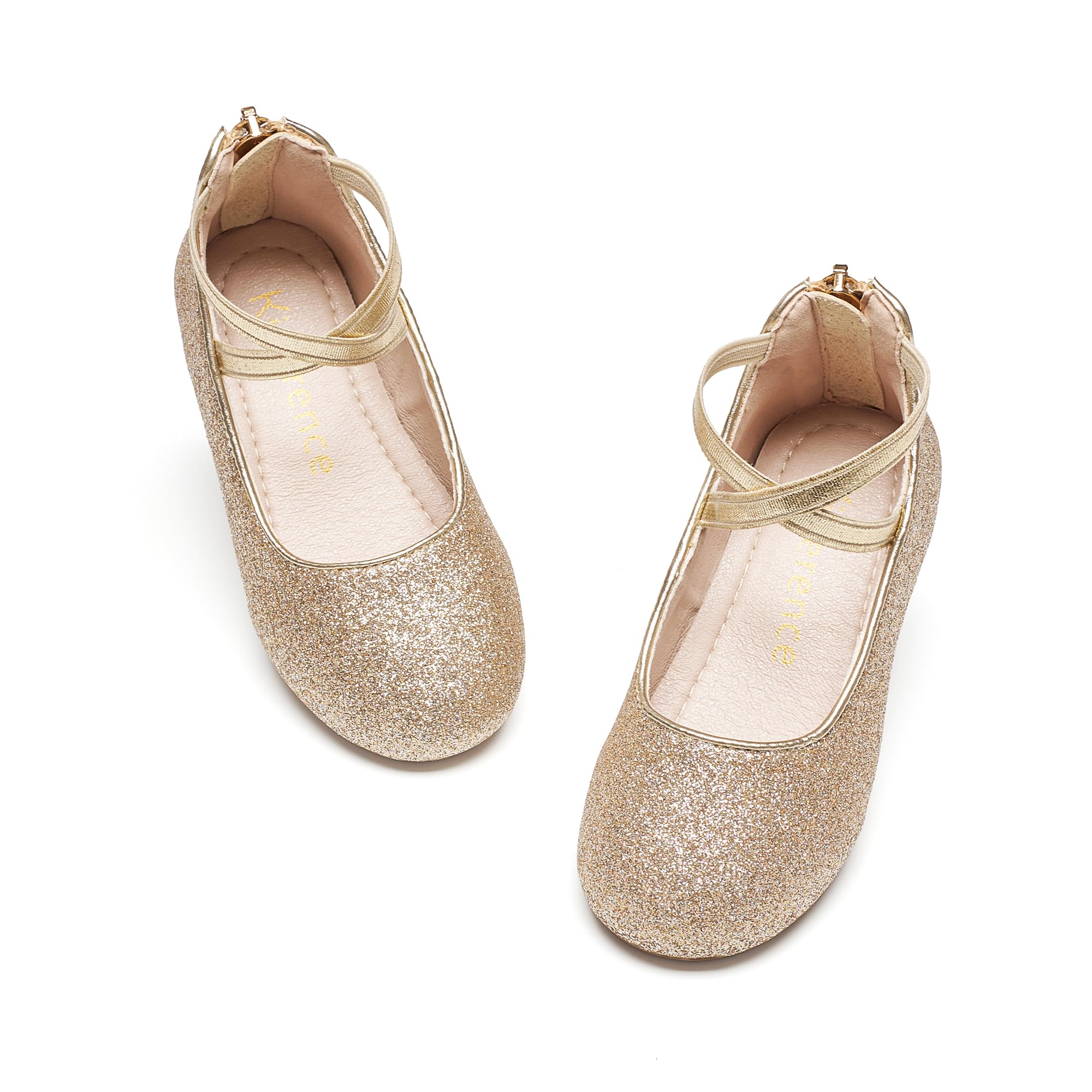 Kiderence Toddler Girls Dress Shoes Little Kids Mary Janes Ballet Flats Toddler