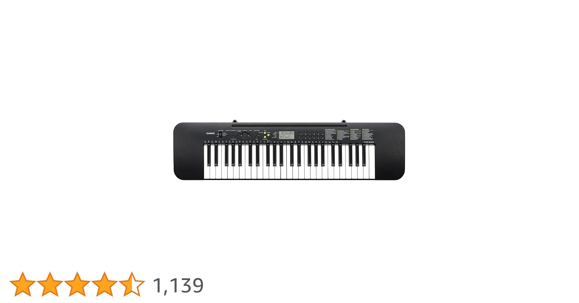 CASIO CTK-240 61鍵盤 電子キーボード CASIOキーボード CTK-240のレビュー | Art Studio まほろば