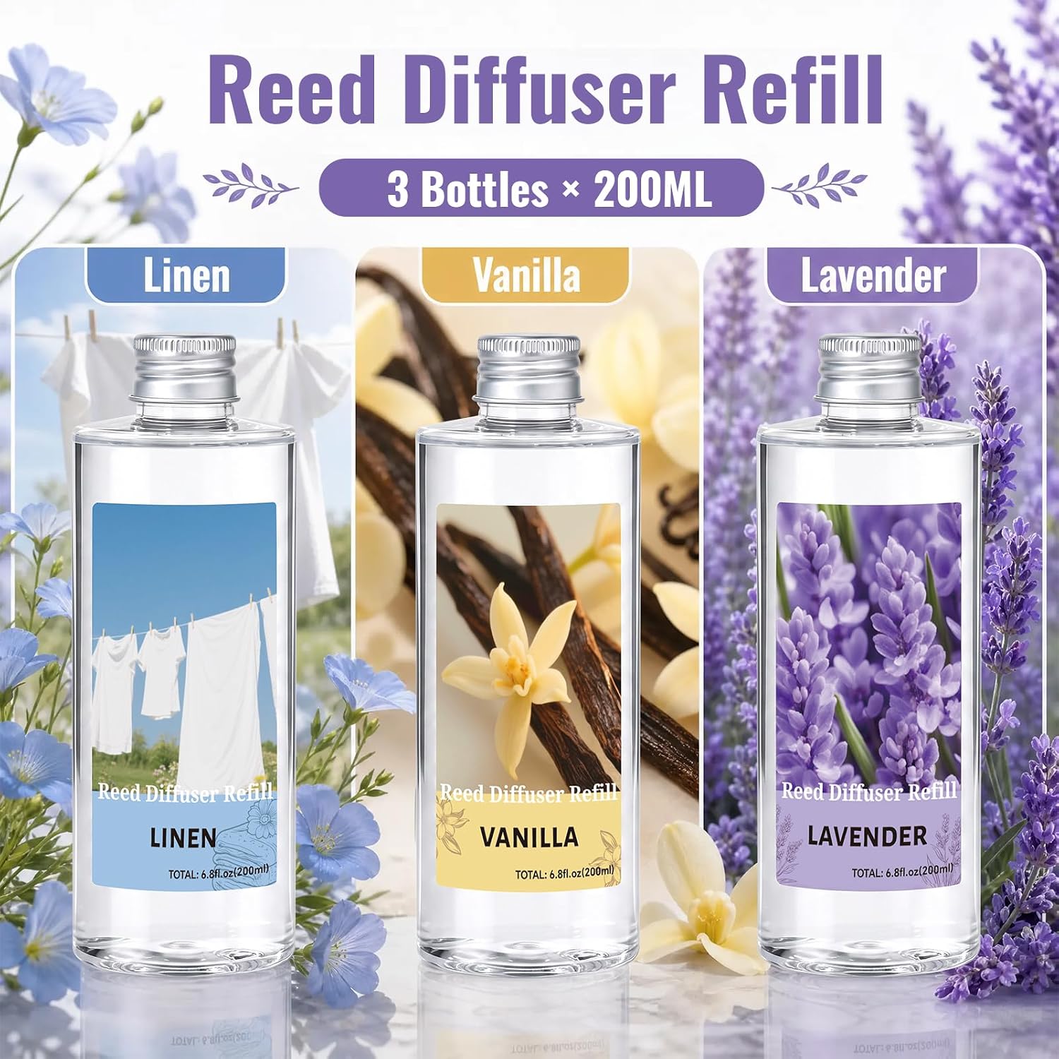 STRN Reed Diffuser Oil Refill, Scented Oil Refill with Stick 20.28 fl.oz