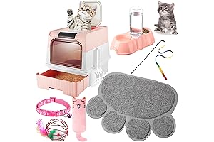Tioncy 7-Piece Comprehensive Kitten Starter Kit for the Perfect Cat Care Experience