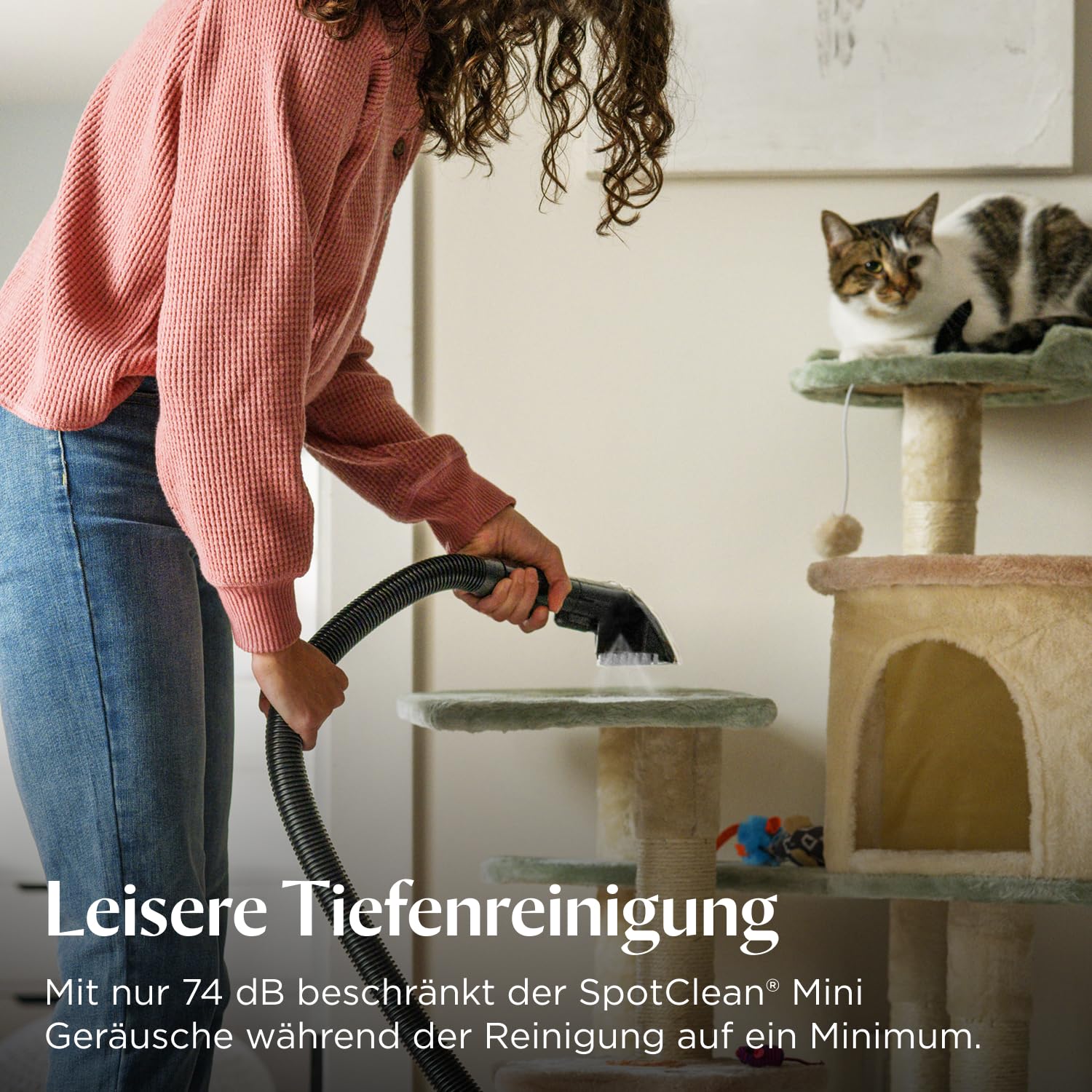 Bissell SpotClean Mini Polsterreiniger Gerät mit Kabel, Tragbarer Teppichreiniger, Optimal für schnelle Reinigungen, Kompakt & Leicht Waschsauger, Mobiler Nasssauger für Auto, Boot, Sofa & Mehr, 41491
