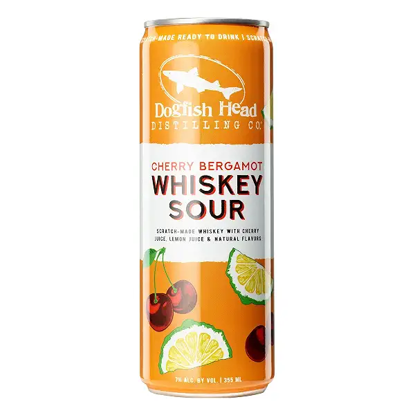 Dogfish Head Distilling, Cocktail Whiskey Cherry Sour, 4pk, 12 Fl Oz Cans 3