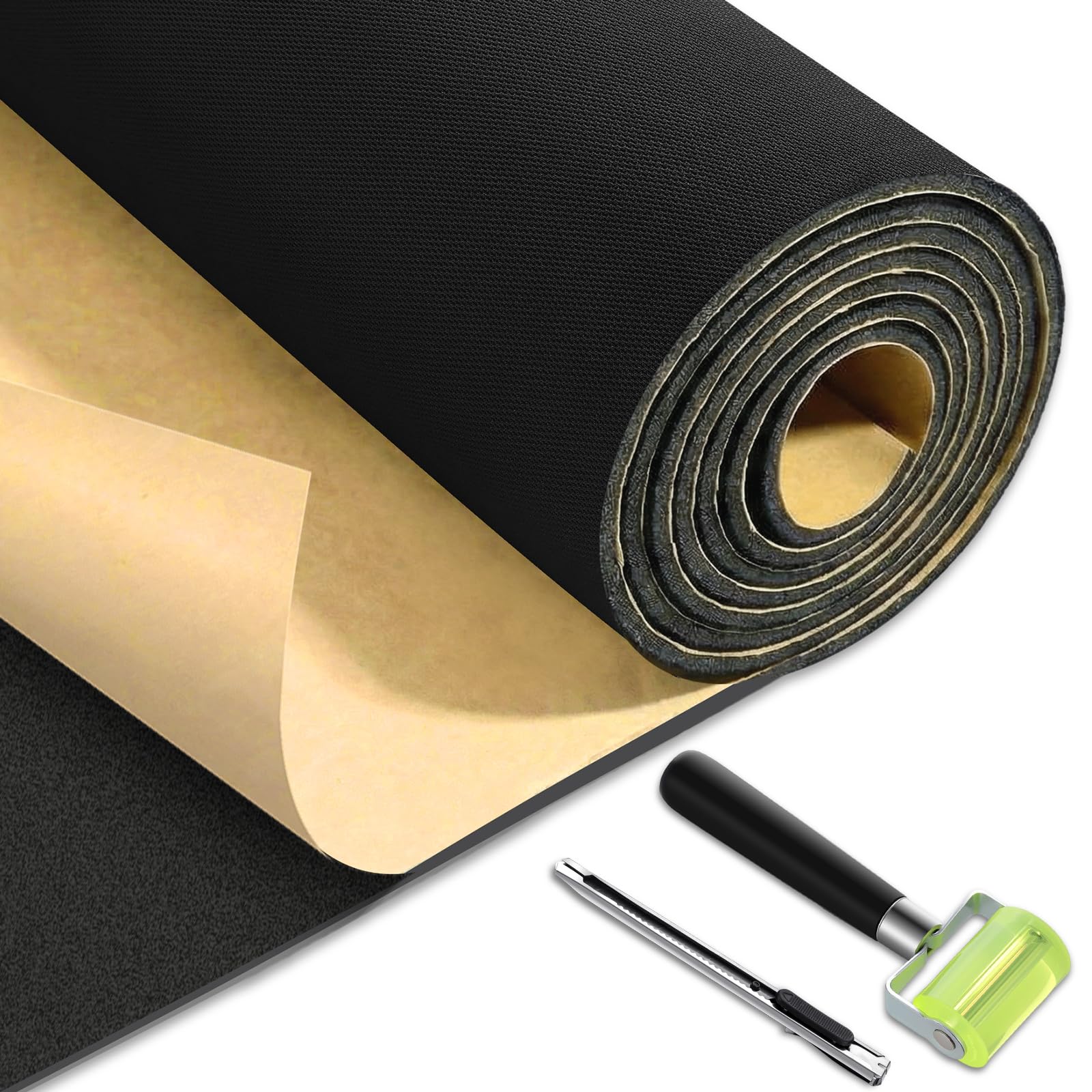 96 x 60 Inch Headliner Fabric Self-Adhesive Mesh Foam