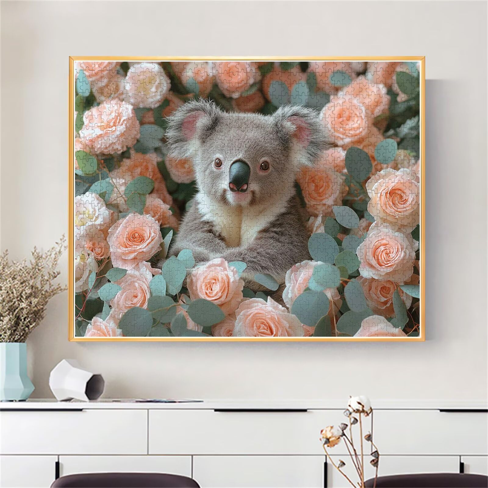 Puzzle Erwachsene 2000 Teile Koala Blume Educa Jigsaw für Kinder ab 8 Jahren Mädchen Jungen, Erwachsene Impossible Klassische Puzzles Schwer, Anspruchsvoll Spielspaß, Als Geschenke 70x99cm t-388