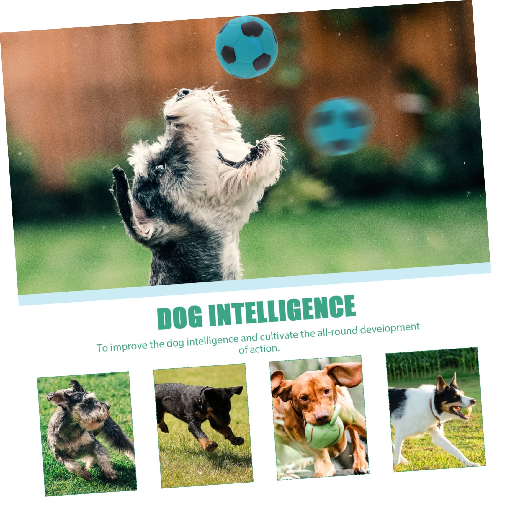 FRCOLOR 9stücke Interaktive Hundespielzeuge Molar-Spielzeug Fußballform Weiche Und Langlebige Kauspielzeuge Für Kleine Und Mittlere Hunde Fördert Die Zahnpflege Und Beschäftigung