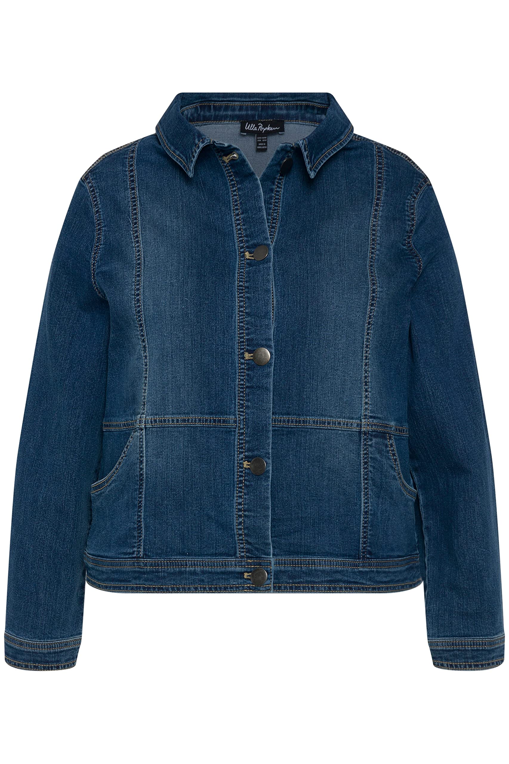 Ulla PopkenWomen's Kurze Indoor Jeansjacke Denim Jacket
