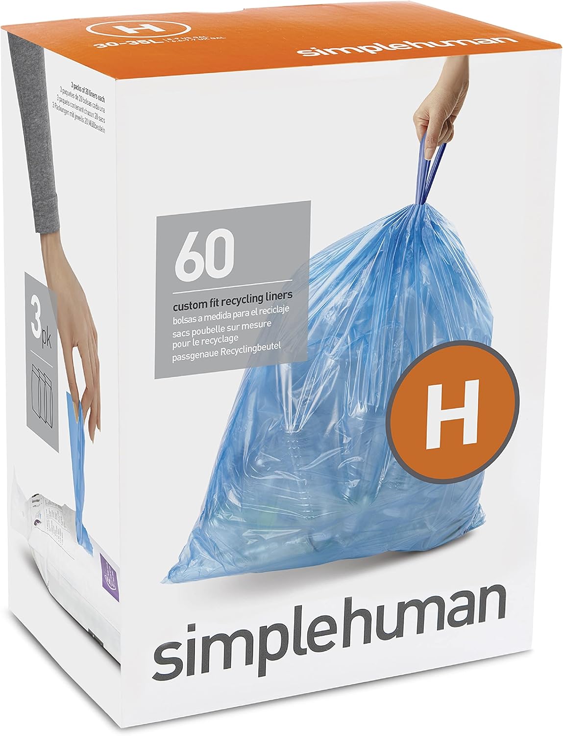 recyclable trash bolsas