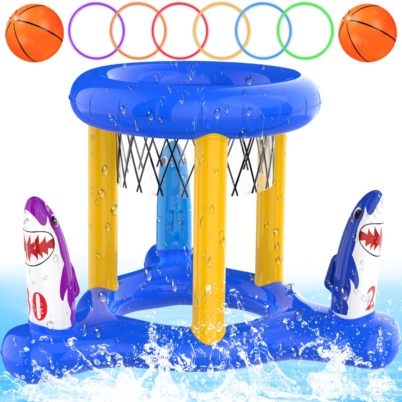 Amazon.com: Cicosovea Pool Toys Pool Floats for Kids Adult, Inflatable ...