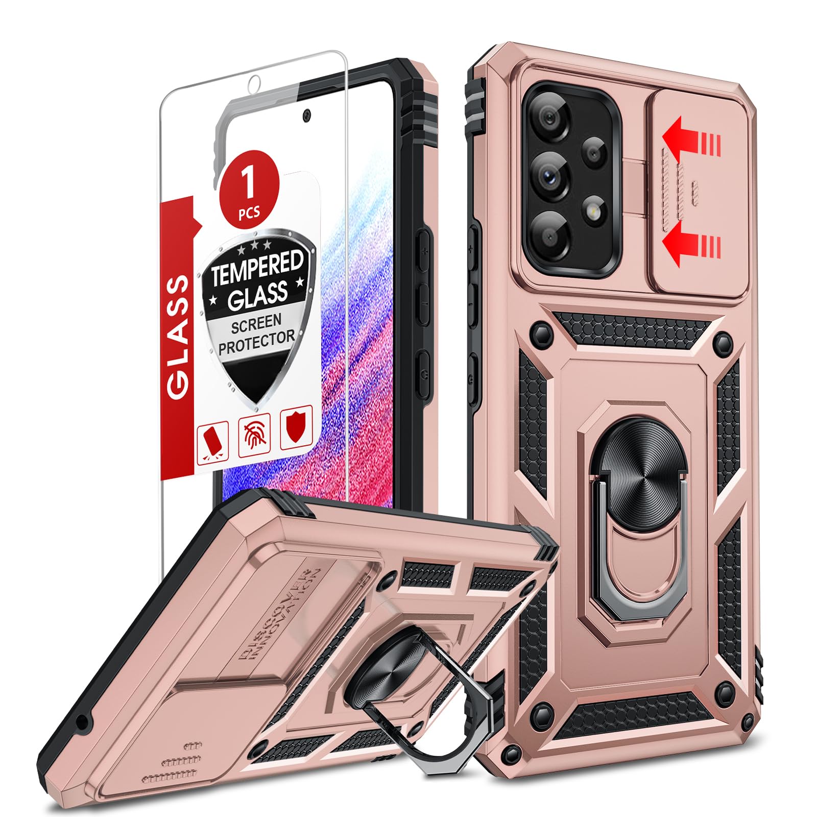 Coque Galaxy A53 anti-rayures avec cache objectif pour protéger vos photos - 8