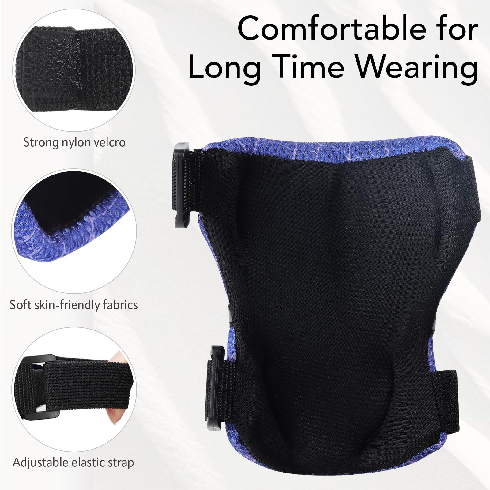 YOOXARMOR Protecciones Patines Niña,Rodilleras Coderas y Muñequeras Set para Patinaje Ciclismo Monopatín Bicicleta Skate Juego de 6 Protectores de Rodillos para 3-6-13 Niño - 4