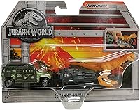Vista 6 de MATCHBOX JURASSIC WORLD DINO TRANSPORTERS TYRANNO-HAULER Vehículo y figura