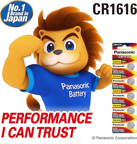Miniatura 2 de Panasonic Batería de litio Cr1616 de 3 V, paquete de 2 x (5 piezas) 10 baterías de un solo uso