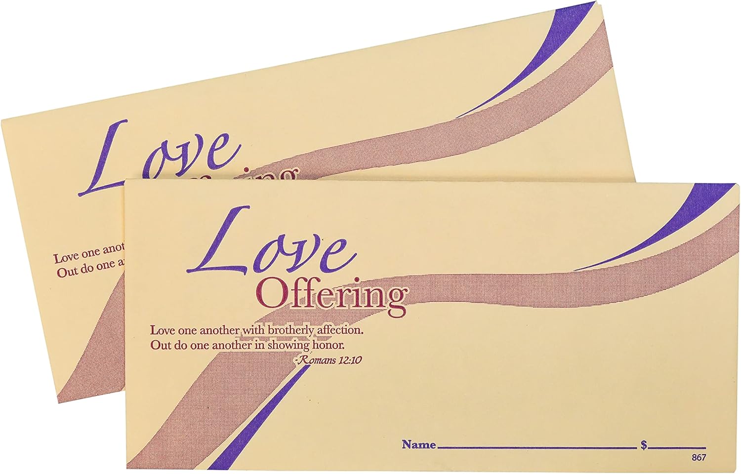 Love Offering Envelopes for Church (500)