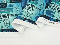 Vista 3 de COTTONVILL EMANON Football Kickoff 20COUNT - Tela de acolchado con estampado de algodón (1 yarda, 3 piezas, zona A-Word)