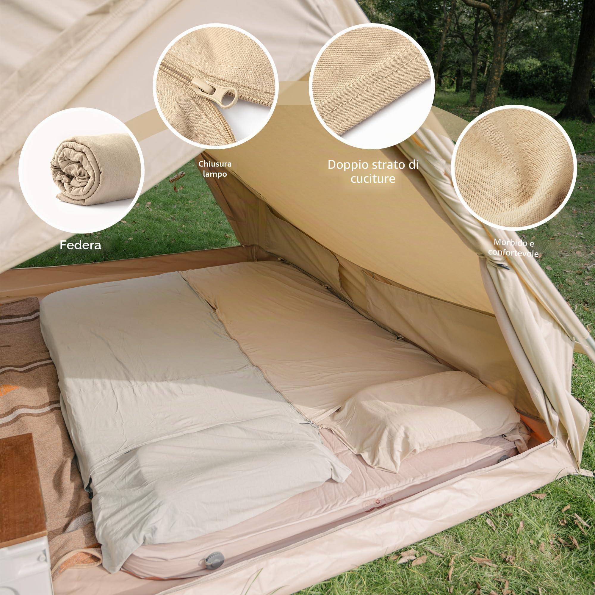 Naturehike Sacco Lenzuolo da Viaggio Sacco Lenzuolo Cotone 100% Sacco a Pelo Ferrino per Backpacking, Ostelli e Cabine