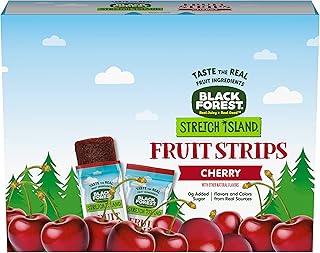 Black Forest Stretch Island Fruit Strips, Cherry, 0.5 Ounce Strips (Pack of 30)