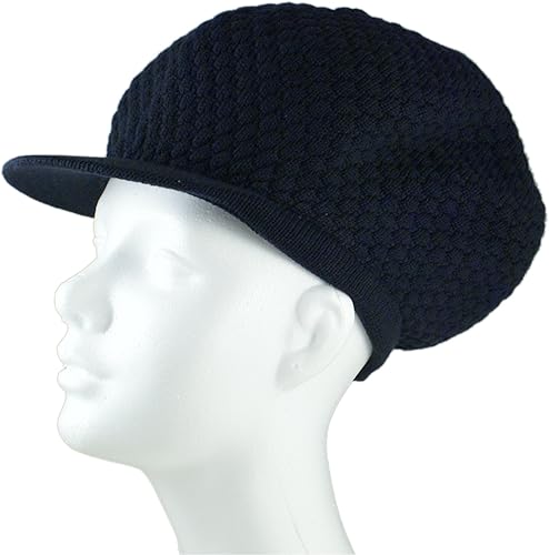 Miniatura 6 de Shoe String King Rasta rastas punto de Tam sombreroRastafari rastas gorra o Tam Múltiples diseños y tamaños Se adapta a la mayoría estilos de pelo y