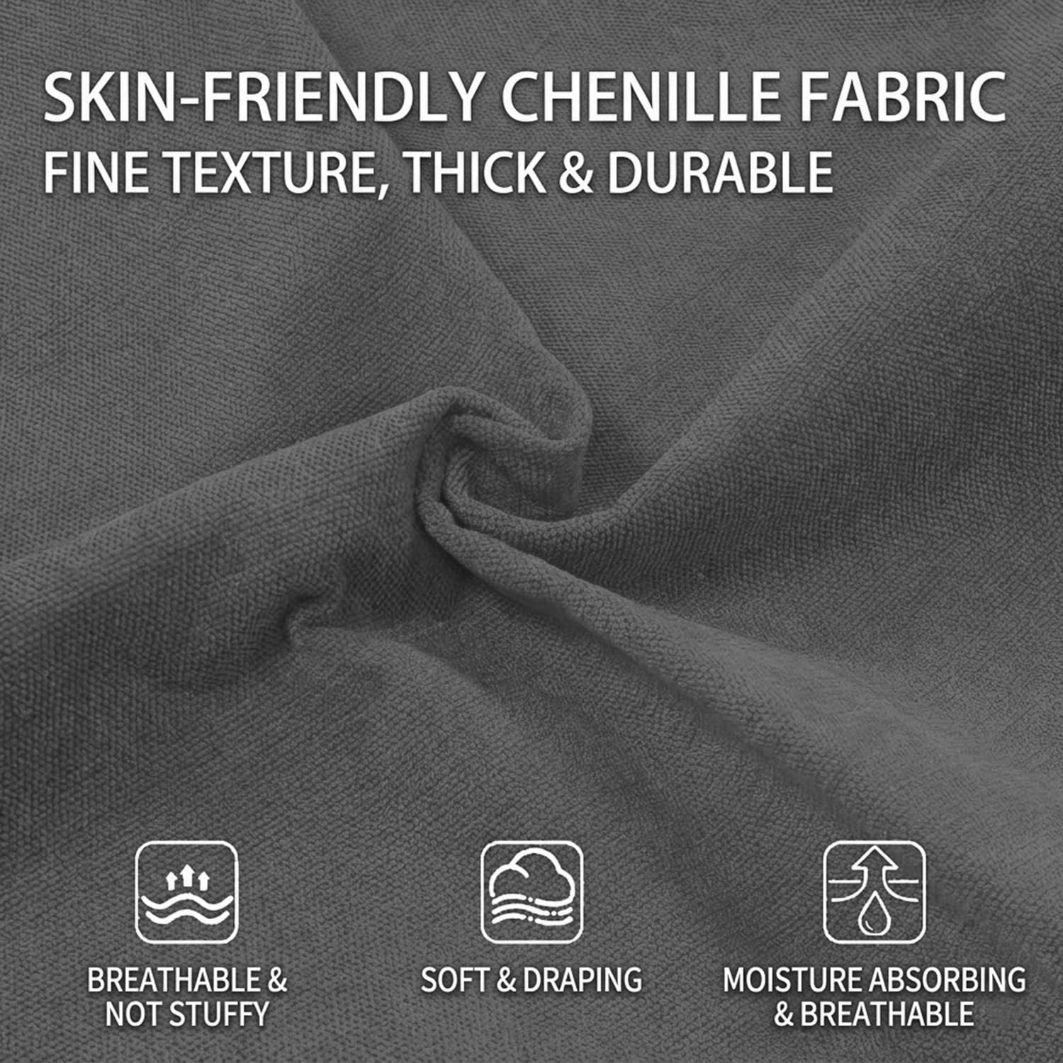 Generico Cuscino Cilindrico a Rullo 40cm 50cm 60cm 70cm 80cm 90cm, Cuscino Tubolare in Ciniglia Sfoderabile e Lavabile, Supporto in Spugna 50D per Lettura Letto, Divano e Relax(Beige,20x80 cm)