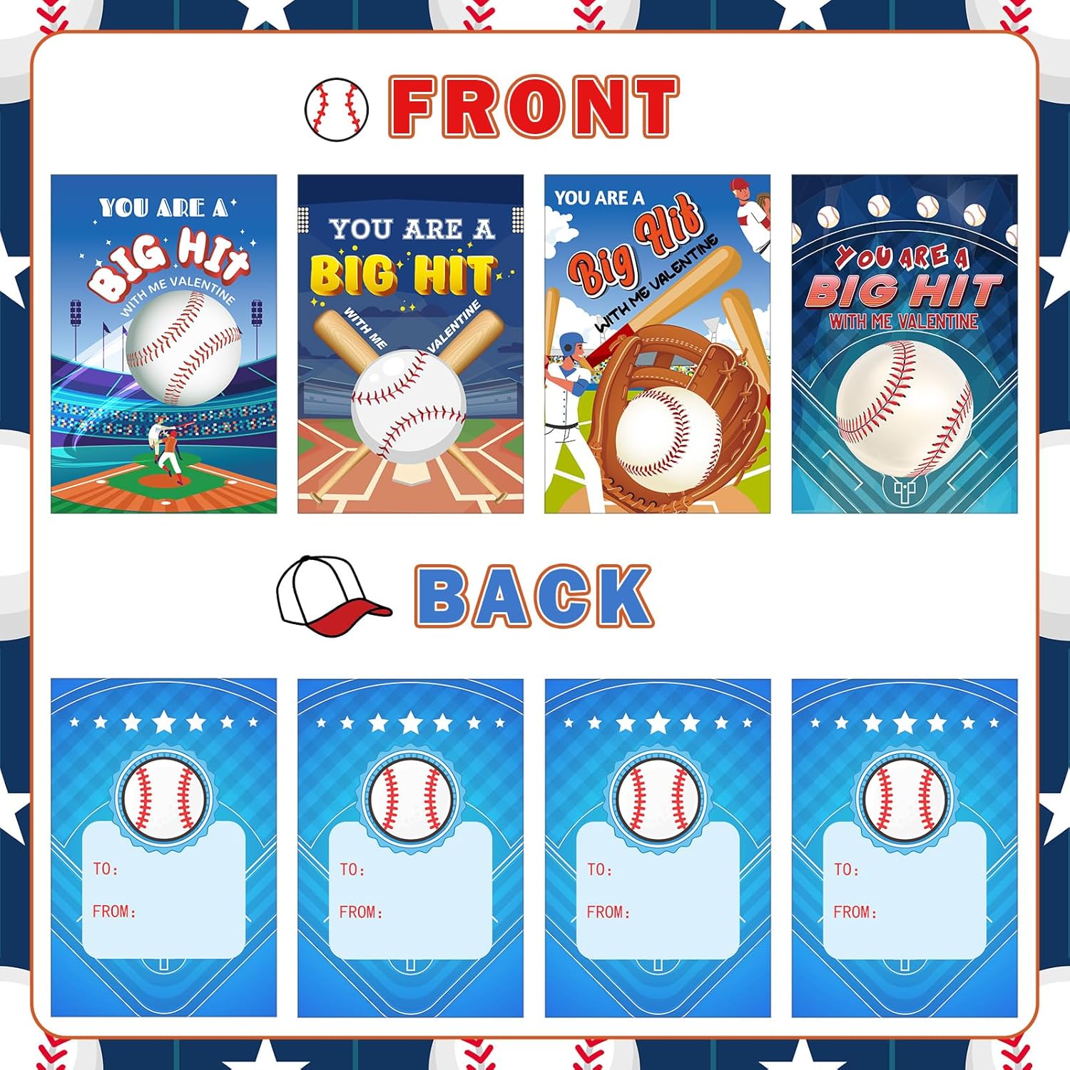 Syhood 60 Pack Baseball Valentine Gifts Cards and Mini Foam Sports Balls Keychain Valentines Greeting Cards Stress Ball Keychain for Kids Sports Party Favors School Classroom Exchange Prize