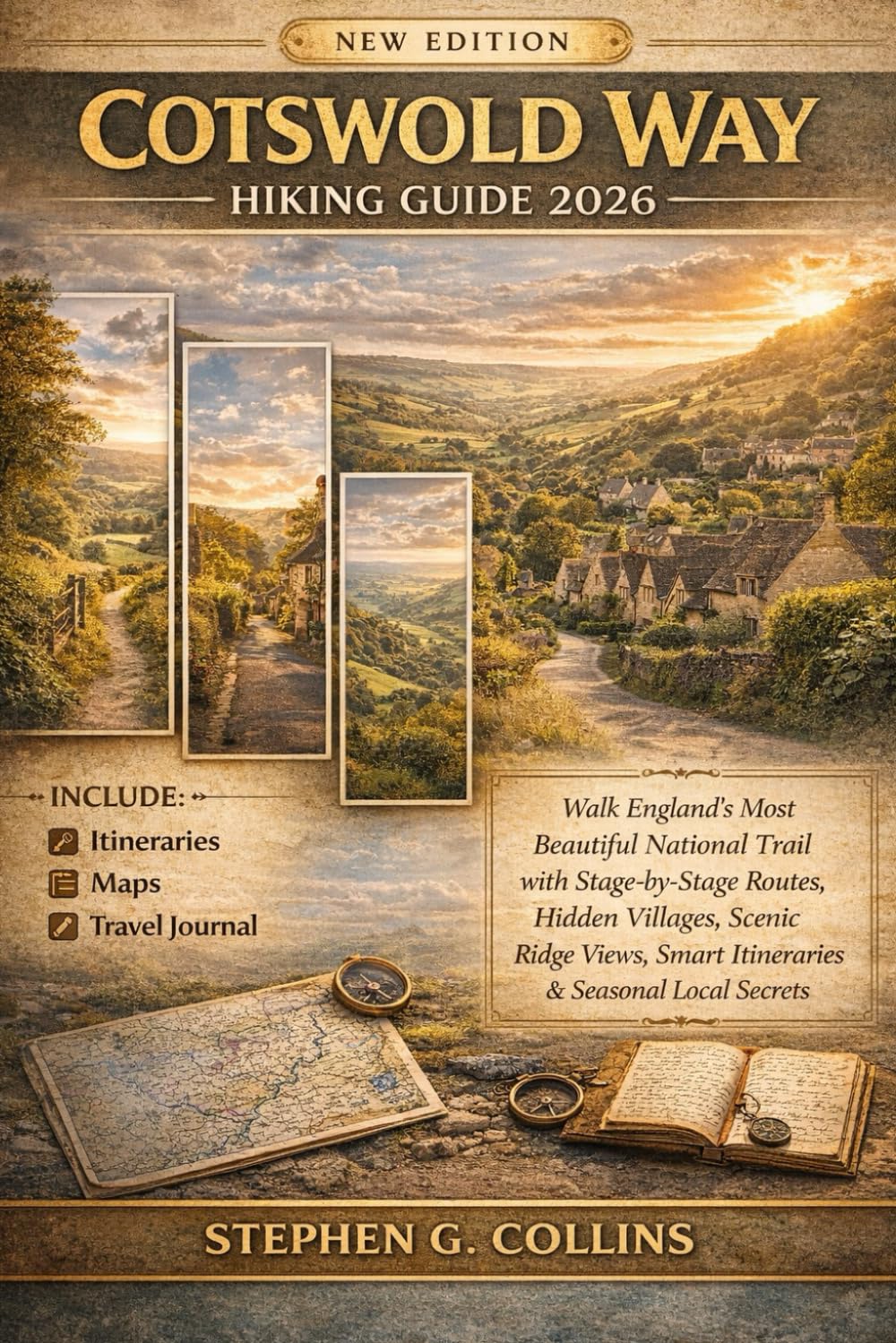 COTSWOLD WAY HIKING GUIDE 2026&2027: Walk England’s Most Beautiful National Trail with Stage-by-Stage Routes, Hidden Villages, Scenic Ridge Views, Smart Itineraries and Seasonal Local Secret