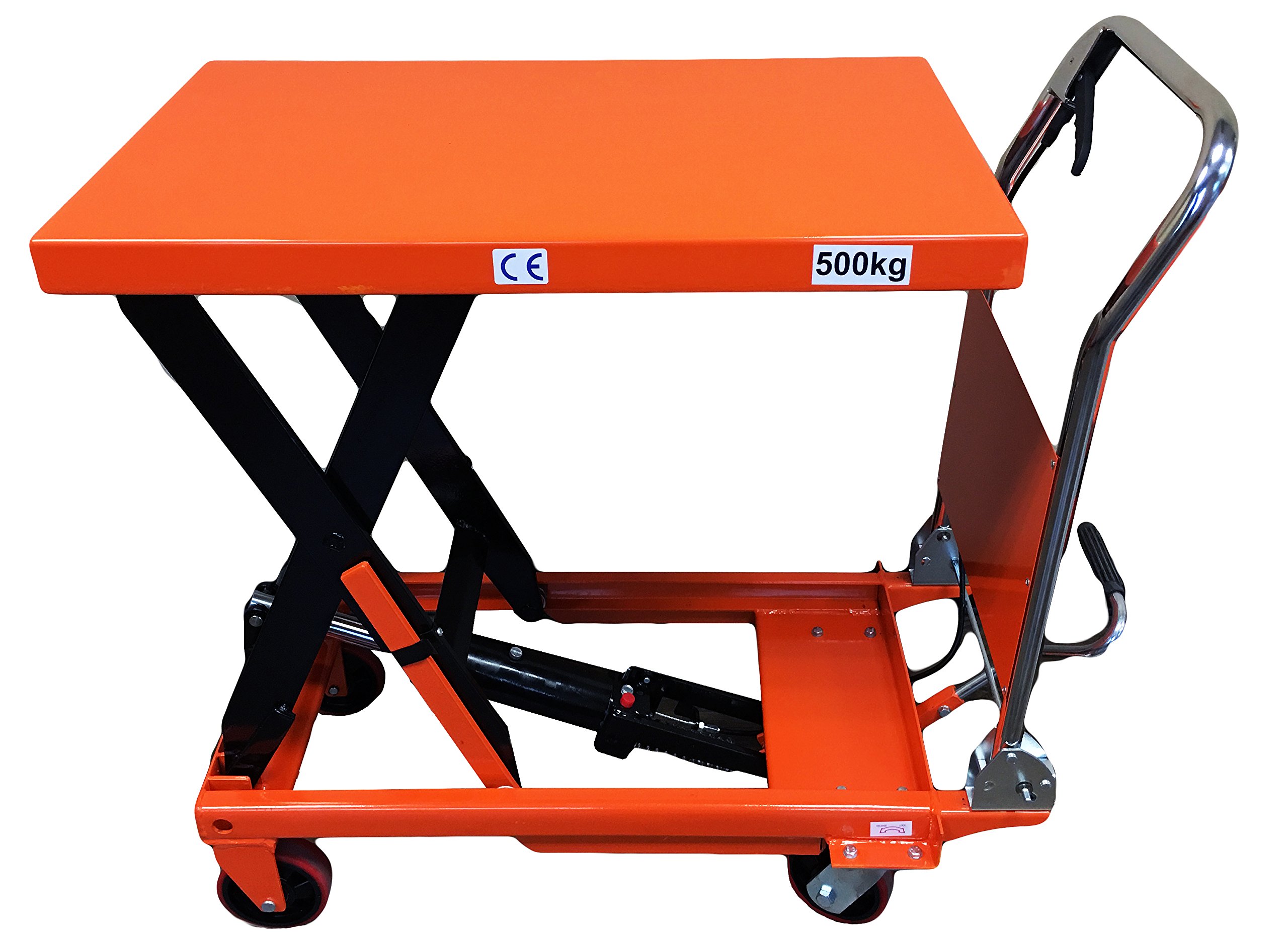 Mighty Lift LT1100 Hydraulic Scissor Lift Table Heavy Duty Folding